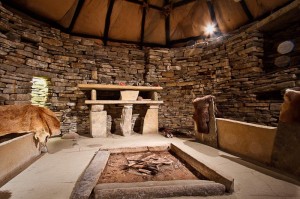 Inside of Skara Brae