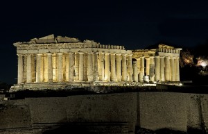 Parthenon at Night