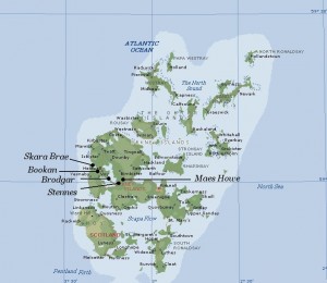 Skara Brae Map