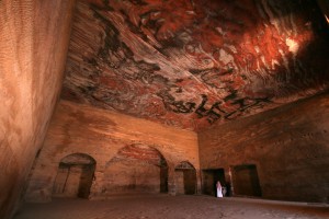 Inside Al Khazneh Treasury of Petra