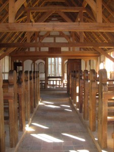 Inside of Jamestown Church