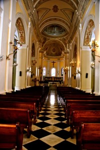 Interior of Cathedral of San Juan Bautista