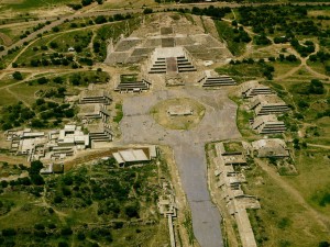 Aerial View of Teotihuacan