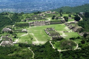Monte Alban Aerial View