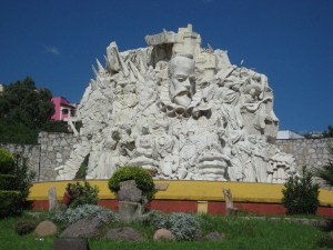 Cervantes Monument in Guanajuato