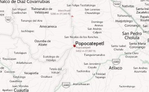 Popocatepetl Map