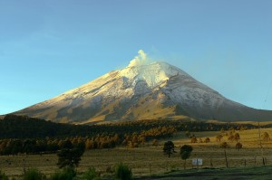 Popocatepetl in Mexico