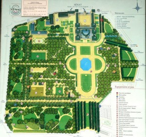 Jardin du Luxembourg Map