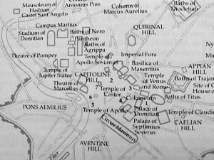 Arch of Titus Map