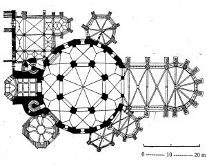 Aachen Cathedral Plan